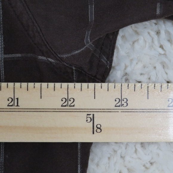 Micros* Men's Short Sleeve Button Down Snap Shirt Size‎ Medium~ One Front Pocket - Picture 7 of 8